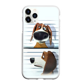 Чехол для iPhone 11 Pro матовый с принтом Разыскивается пёс в Кировске, Силикон |  | Тематика изображения на принте: dog | fast furry | бигль | большой собачий побег | мартин | мультфильм | оззи | побег | свободу разношерстным | собака