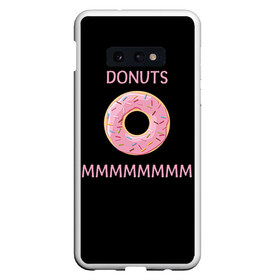 Чехол для Samsung S10E с принтом Donuts в Кировске, Силикон | Область печати: задняя сторона чехла, без боковых панелей | simpsons