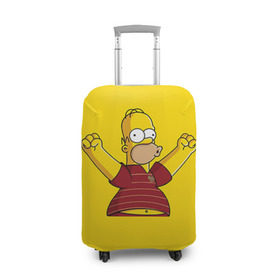 Чехол для чемодана 3D Гомер-болельщик купить в Кировске