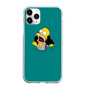 Чехол для iPhone 11 Pro Max матовый с принтом Alien-Homer в Кировске, Силикон |  | simpsons