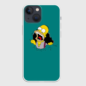 Чехол для iPhone 13 mini с принтом Alien Homer в Кировске,  |  | simpsons