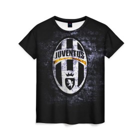 Женская футболка 3D с принтом Juventus2 в Кировске, 100% полиэфир ( синтетическое хлопкоподобное полотно) | прямой крой, круглый вырез горловины, длина до линии бедер | football | juve | juventus | seria a | бьянконери | серия а | футбол | чемпионат италии | юве | ювентус
