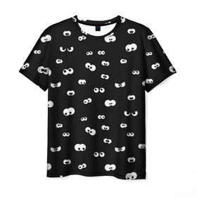 Мужская футболка 3D с принтом Хэллуин 4 в Кировске, 100% полиэфир | прямой крой, круглый вырез горловины, длина до линии бедер | 31 октября | halloween | паутина | привидения | теги: хелоуин | хеллоуин | черепа
