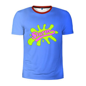 Мужская футболка 3D спортивная с принтом Slurm в Кировске, 100% полиэстер с улучшенными характеристиками | приталенный силуэт, круглая горловина, широкие плечи, сужается к линии бедра | futurama | футурама