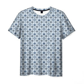 Мужская футболка 3D с принтом Sans в Кировске, 100% полиэфир | прямой крой, круглый вырез горловины, длина до линии бедер | new year | sans | santa | undertale | зима | нг | новый год | санта | снег