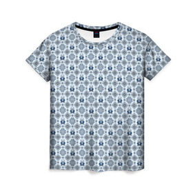 Женская футболка 3D с принтом Sans в Кировске, 100% полиэфир ( синтетическое хлопкоподобное полотно) | прямой крой, круглый вырез горловины, длина до линии бедер | new year | sans | santa | undertale | зима | нг | новый год | санта | снег