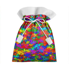 Подарочный 3D мешок с принтом Радужный камуфляж в Кировске, 100% полиэстер | Размер: 29*39 см | Тематика изображения на принте: dye | tie | tie dye | краска | милитари | радуга | тай дай | текстура | цвет