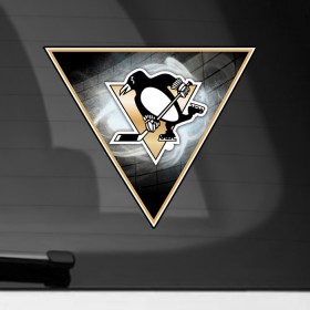 Наклейка на автомобиль с принтом NHL: Pittsburgh Penguins в Кировске, ПВХ |  | Тематика изображения на принте: nhl