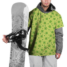 Накидка на куртку 3D с принтом Клевер в Кировске, 100% полиэстер |  | Тематика изображения на принте: арт | зелень | клевер | праздник | растение | святой патрик