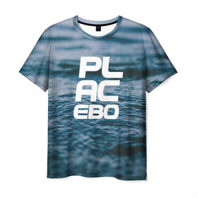 Мужская футболка 3D с принтом Placebo в Кировске, 100% полиэфир | прямой крой, круглый вырез горловины, длина до линии бедер | Тематика изображения на принте: rok | панк | плацебо | рок