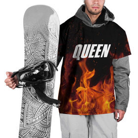 Накидка на куртку 3D с принтом Queen в Кировске, 100% полиэстер |  | rok | куин | меркури | музыка | панк | рок | фреди