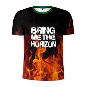 Мужская футболка 3D спортивная с принтом Bring Me The Horizon в Кировске, 100% полиэстер с улучшенными характеристиками | приталенный силуэт, круглая горловина, широкие плечи, сужается к линии бедра | rok | sempiternal | музыка | рок