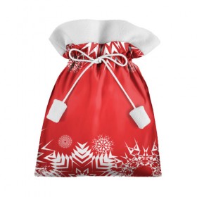 Подарочный 3D мешок с принтом Дуx рождества в Кировске, 100% полиэстер | Размер: 29*39 см | Тематика изображения на принте: 