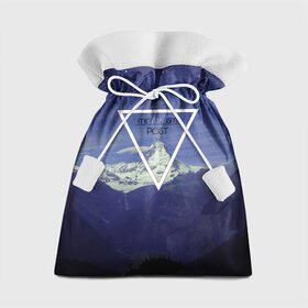 Подарочный 3D мешок с принтом MINIMALISM POST#2 в Кировске, 100% полиэстер | Размер: 29*39 см | Тематика изображения на принте: minimalism | арт | горы | звезды | лес. | минимализм | ночное небо | обои | популярные | природа | снег