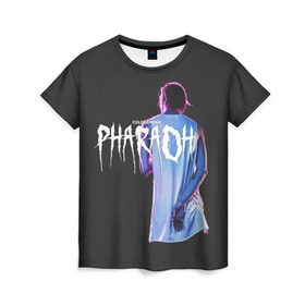 Женская футболка 3D с принтом PHARAOH / COLDSIEMENS в Кировске, 100% полиэфир ( синтетическое хлопкоподобное полотно) | прямой крой, круглый вырез горловины, длина до линии бедер | dead dynasty | pharaoh | techno