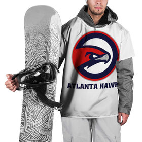Накидка на куртку 3D с принтом Atlanta Hawks в Кировске, 100% полиэстер |  | Тематика изображения на принте: 
