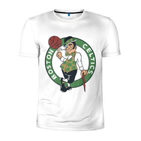 Мужская футболка 3D спортивная с принтом Boston Celtics в Кировске, 100% полиэстер с улучшенными характеристиками | приталенный силуэт, круглая горловина, широкие плечи, сужается к линии бедра | Тематика изображения на принте: boston celtics | nba | бостон селтикс | нба