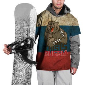 Накидка на куртку 3D с принтом This is Russia в Кировске, 100% полиэстер |  | Тематика изображения на принте: медведь | мишка | патриот | патриотизм | россия | руский | рф | страна | ярусский