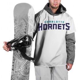 Накидка на куртку 3D с принтом Charlotte Hornets в Кировске, 100% полиэстер |  | Тематика изображения на принте: 