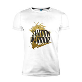 Мужская футболка премиум с принтом Shadow Warrior в Кировске, 92% хлопок, 8% лайкра | приталенный силуэт, круглый вырез ворота, длина до линии бедра, короткий рукав | 
