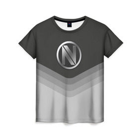 Женская футболка 3D с принтом EnVyUs Uniform в Кировске, 100% полиэфир ( синтетическое хлопкоподобное полотно) | прямой крой, круглый вырез горловины, длина до линии бедер | 