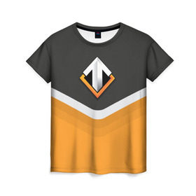 Женская футболка 3D с принтом Escape Gaming Uniform в Кировске, 100% полиэфир ( синтетическое хлопкоподобное полотно) | прямой крой, круглый вырез горловины, длина до линии бедер | dota | esc | escape gaming | ggwp | glhf | team | дота | игра | униформа | эскейп
