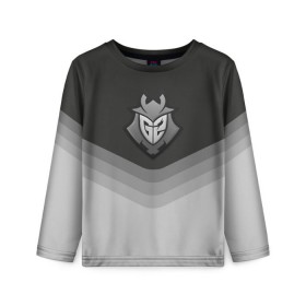 Детский лонгслив 3D с принтом G2 Esports Uniform в Кировске, 100% полиэстер | длинные рукава, круглый вырез горловины, полуприлегающий силуэт
 | counter strike | cs go | g2 esports | swat | terrorist | г2 еспорт | контр страйк | кс го | спецназ