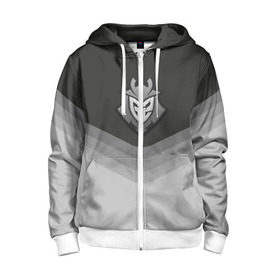 Детская толстовка 3D на молнии с принтом G2 Esports Uniform в Кировске, 100% полиэстер |  манжеты и пояс оформлены широкой мягкой резинкой, двухслойный капюшон со шнурком для регулировки, спереди карманы и застежка-молния
 | Тематика изображения на принте: counter strike | cs go | g2 esports | swat | terrorist | г2 еспорт | контр страйк | кс го | спецназ