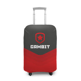 Чехол для чемодана 3D с принтом Gambit Gaming Uniform в Кировске, 86% полиэфир, 14% спандекс | двустороннее нанесение принта, прорези для ручек и колес | counter strike | cs go | gambit | swat | terrorist | гамбит | контр страйк | кс го | спецназ