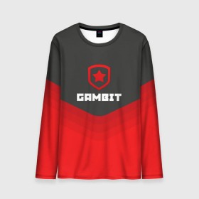 Мужской лонгслив 3D с принтом Gambit Gaming Uniform в Кировске, 100% полиэстер | длинные рукава, круглый вырез горловины, полуприлегающий силуэт | counter strike | cs go | gambit | swat | terrorist | гамбит | контр страйк | кс го | спецназ