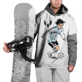 Накидка на куртку 3D с принтом Messi в Кировске, 100% полиэстер |  | Тематика изображения на принте: barselona | messi | аргентина | барселона | испания | месси | мяч | футбол