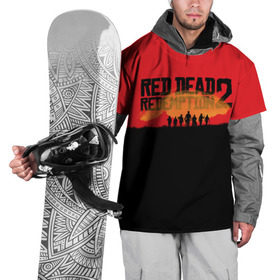 Накидка на куртку 3D с принтом Red Dead Redemption 2 в Кировске, 100% полиэстер |  | rdr | rdr2 | red dead redemption 2 | rockstar | дикий запад | ковбои