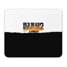 Коврик прямоугольный с принтом Red Dead Redemption 2 в Кировске, натуральный каучук | размер 230 х 185 мм; запечатка лицевой стороны | rdr | rdr2 | red dead redemption 2 | rockstar | дикий запад | ковбои