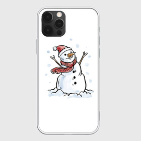 Чехол для iPhone 12 Pro Max с принтом Снеговик в Кировске, Силикон |  | happy new year | new year | santa claus | дед мороз | дедушка мороз | новый год | санта клаус | снеговик