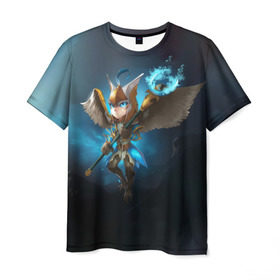 Мужская футболка 3D с принтом Wings в Кировске, 100% полиэфир | прямой крой, круглый вырез горловины, длина до линии бедер | Тематика изображения на принте: dota | dota 2 | skywrath mage | дота | маг