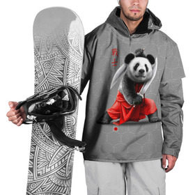 Накидка на куртку 3D с принтом Master Panda в Кировске, 100% полиэстер |  | Тематика изображения на принте: ninja | panda | ниндзя | панда