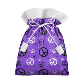 Подарочный 3D мешок с принтом Peace в Кировске, 100% полиэстер | Размер: 29*39 см | Тематика изображения на принте: abstract | hippie | hipster | swag | tie dye | абстракция | свэг | текстура | хиппи | хипстер