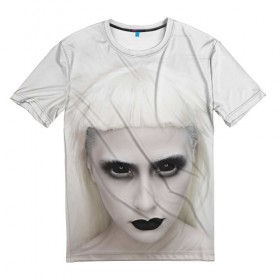 Мужская футболка 3D с принтом Black Eyes в Кировске, 100% полиэфир | прямой крой, круглый вырез горловины, длина до линии бедер | die antwoord