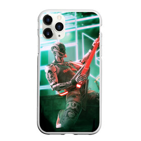 Чехол для iPhone 11 Pro матовый с принтом Rocker Robot в Кировске, Силикон |  | rock | гитара | музыка | робот | рок