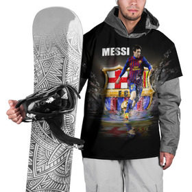 Накидка на куртку 3D с принтом Месси в Кировске, 100% полиэстер |  | Тематика изображения на принте: barselona | messi | аргентина | барселона | испания | месси | футбол