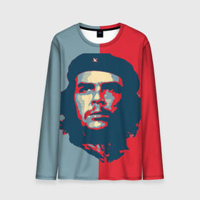 Мужской лонгслив 3D с принтом Che Guevara в Кировске, 100% полиэстер | длинные рукава, круглый вырез горловины, полуприлегающий силуэт | Тематика изображения на принте: че гевара