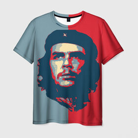 Мужская футболка 3D с принтом Che Guevara в Кировске, 100% полиэфир | прямой крой, круглый вырез горловины, длина до линии бедер | че гевара