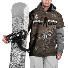 Накидка на куртку 3D с принтом Новогодний cs:go пустынный повстанец в Кировске, 100% полиэстер |  | counter | csgo | strike | кейс | кс го | ксго | повстанец | пустынный | скин
