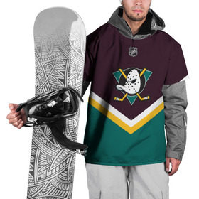 Накидка на куртку 3D с принтом Anaheim Ducks в Кировске, 100% полиэстер |  | Тематика изображения на принте: america | canada | hockey | nhl | usa | америка | канада | лед | нхл | сша | хоккей