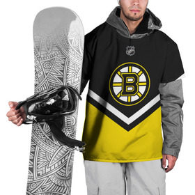 Накидка на куртку 3D с принтом Boston Bruins в Кировске, 100% полиэстер |  | america | canada | hockey | nhl | usa | америка | бостон | брюинз | канада | лед | нхл | сша | хоккей