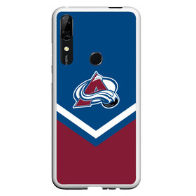 Чехол для Honor P Smart Z с принтом Colorado Avalanche в Кировске, Силикон | Область печати: задняя сторона чехла, без боковых панелей | america | canada | hockey | nhl | usa | америка | канада | колорадо | лед | нхл | сша | хоккей | эвеланш