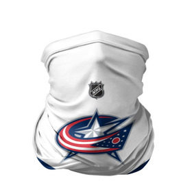 Бандана-труба 3D с принтом Columbus Blue Jackets в Кировске, 100% полиэстер, ткань с особыми свойствами — Activecool | плотность 150‒180 г/м2; хорошо тянется, но сохраняет форму | america | canada | hockey | nhl | usa | америка | блю | джекетс | канада | коламбус | лед | нхл | сша | хоккей