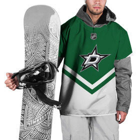 Накидка на куртку 3D с принтом Dallas Stars в Кировске, 100% полиэстер |  | america | canada | hockey | nhl | usa | америка | даллас | канада | лед | нхл | старз | сша | хоккей