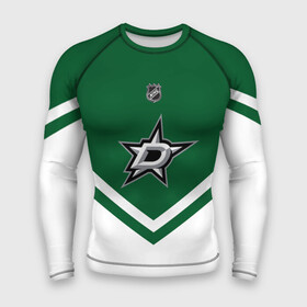 Мужской рашгард 3D с принтом Dallas Stars в Кировске,  |  | america | canada | hockey | nhl | usa | америка | даллас | канада | лед | нхл | старз | сша | хоккей