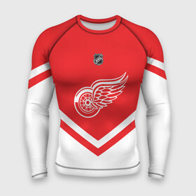 Мужской рашгард 3D с принтом Detroit Red Wings в Кировске,  |  | america | canada | hockey | nhl | usa | америка | детройт | канада | лед | нхл | ред | сша | уингз | хоккей